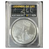 2021 1oz Silver Eagle Dollar PCGS MS70
