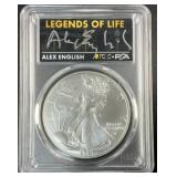 2021 1oz Silver Eagle Dollar PCGS MS70