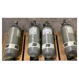 (4) Carleton SCBA Tanks