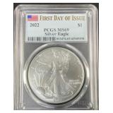 2022 1oz Silver Eagle Dollar PCGS MS69
