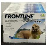(10) Frontline 23Lb to 44Lb 6 Dose Flea & Tick Med