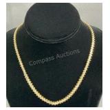 $6500. 10kt Gold 5.00ct Diamond Necklace