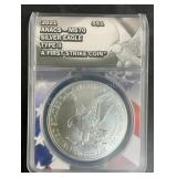 2021 1oz Silver Eagle Dollar ANACS-MS70