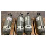 (4) Carleton SCBA Tanks