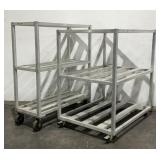 (2) Win-Holt Aluminum Dunnage Racks