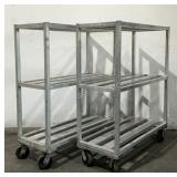 (2) Win-Holt Aluminum Dunnage Racks