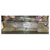 *OFFSITE* 3-Bay Stainless Steel Sink