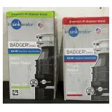 (2) InSinkerator Assorted Food Waste Disposers