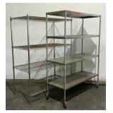 Metal Wire Shelf & Rolling Shelf