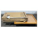 Cart, LED Fixtures & Bulletin Board