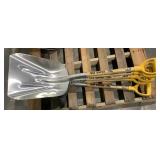 (5) True Temper Aluminum Scoop Shovels