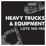 Heavy Equipment & Large Trucks - Lots 100-199