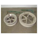 (Qty - 2) Cable Pulling Sheaves-