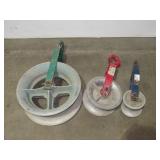 (Qty - 3) Cable Pulling Sheaves-