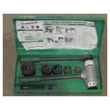 Greenlee 1904 Ratchet Knockout Set-