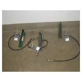 (qty - 3) Greenlee Hydraulic Hand Pumps-