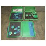 (qty - 3) Greenlee 859-4 PVC Plug Sets-