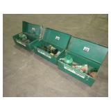 (qty - 3) Greenlee 591 Portable Fish Tape Systems-