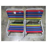 (Qty - 2) Folding Beach Chairs-