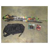 Trekking Pole Sets, Backpack, and Head Lamp-