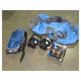 Walkie Talkie Set, Duffel Bag, and Lanterns-