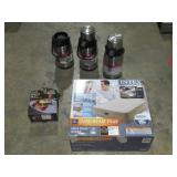 Airbed, Outdoor Cook Set and Air Pots-