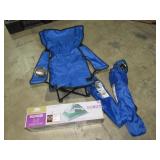 4 Person Dome Tent and Kids Camping Chairs-