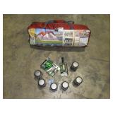 Tent, Flashlight, and Headlamp and Lanterns-