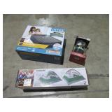 Queen Size Blow Up Mattress, Tent, and Lantern-