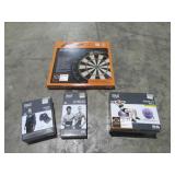 Dart Board, Stability Ball and Slimmer Belt-