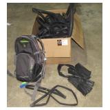 Hydration Backpack and Bicycle Tubes-