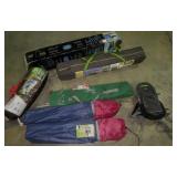 Canopy, Tent, Cot, Chairs and Backpack-