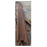 (Qty - 10) 1-3/4" Steel Pipe-
