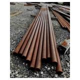 (Qty - 10) 1-3/4" Steel Pipe-