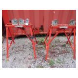 (qty - 2) Ridgid Pipe Stands-