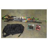 Trekking Pole Sets, Backpack and Head Lamp-