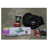sBackpack, Head Lamp, Tent and Walkie Talkie-