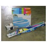 Pool, Electric Pump, Umbrellas-