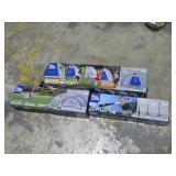 Backstop, Goal Set, and Batting Tee-