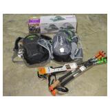 Tent, Hydration Packs, and Hiking Poles-