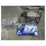 Tent, Folding Chair, Bean Bag Toss Set-