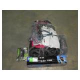 Tent, Batting Tee, Flashlight and Volleyball-