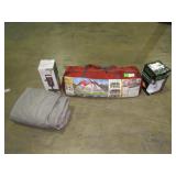 Tent, Air Mattress, Air Pump, and Lantern-