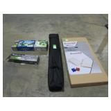 Canopy, Bean Bag Toss, Dual Goal, and Badminton-