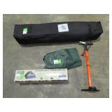 Canopy, Tent, Air Mattress, and Floor Pump-
