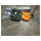 Canopy, Air Mattresses, and Floor Pump