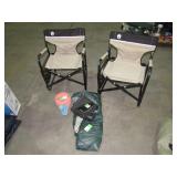 Air Mattress, Folding Chairs, Bag, and Game-
