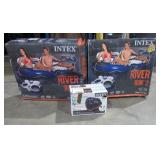 River Rafts and Electric Pump-