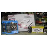 Bean Bag Toss, Horseshoes, and Dartboards-