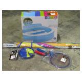 Pool, Beach Umbrella, and Pool Games-